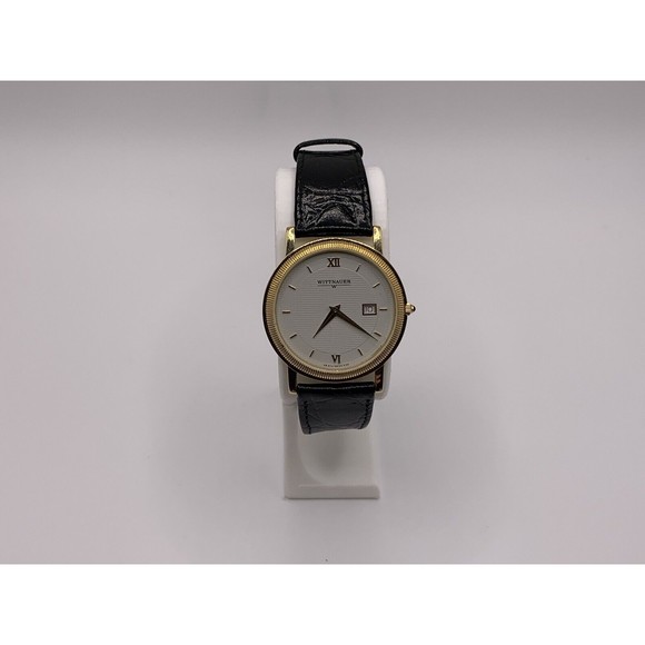 Wittnauer mens watch vintage 1983 Classic Slim Dress Watch Calendar Date - Picture 12 of 12